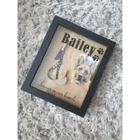 Benutzerdefinierte Haustier Erinnerungsbox 8x10 Hund Katze Erinnerungsbox von TheGoldArrowBoutique