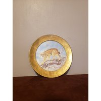 Vintage Rehau Keramit Fliesenteller von TheGoldenNuggetCo