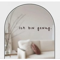 Ich Bin Genug Spiegelaufkleber - Affirmation Sticker Fürs Bad, Selbstliebe Deko, Motivierender Aufkleber, Badezimmer Spruch von TheGoodDesignsShop