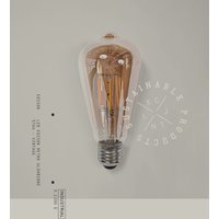 Led Edison Retro Glühbirne St64 - Vintage 6W 2200K E27 Glühbirne, Dimmbar, Warmes Und Gemütliches Licht, Coffee Shop Atmosphäre von xcllntprdcts