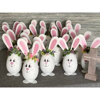Eier Hase 2Er Set Hasen Ei Osterhase Glückshase Liebehase von TheGratefulHeartShop
