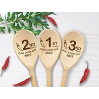 Chili Kochen Aus Trophäe 3 Löffel Set Koch-Ab-Veranstaltungspreise Personalisiertes Koch-Geschenk Beste Benutzerdefinierte Gravierte 1.2.3 von TheGreatGifts