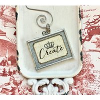 "Create & Soar" Schreibtisch Ornament - Geschenk Für Den Lehrer Inspirational Zum Abschluss " von TheGreenAntiqueTrunk