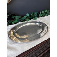 Vintage Andover Sp Silber Platte Serviertablett von TheGreyHouseshop