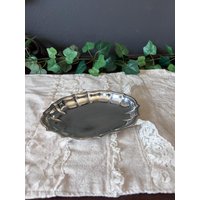 Vintage International Silber Silberplatte Chippendale Tablett 18 cm Vintage International Silber Silberplatte Chippendale Tablett 18 cm von TheGreyHouseshop