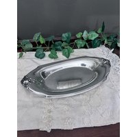 Webster Wilcox International Silver Co Silberblech Tablett #7119 von TheGreyHouseshop