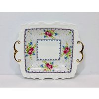 Vintage Royal Albert Petit Point Square Bon Schale Dish Candy Schmuck Trinket Vanity Made in England Vintage Royal Albert Petit Point Square Bon Schale Dish Candy Schmuck Trinket Vanity Made in England von TheGroovyMagpie