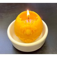 100% Reines Bienenwachs Queen Bee Kugelkerze - Weihnachtsgeschenk Bienenwachskerze 3 " von TheHandmadeCharm