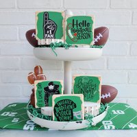 Fußball Saison Mini Schilder | Abgestuftes Tablett Dekor Spieltag Mix Und Match von TheHeartsyHome