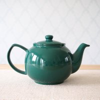 1100L Dunkelgrüne Teekanne Aus Feinsteinzeug Helle Und Elegante Große Keramik Geburtstagsgeschenke Muttertagsgeschenke von TheHerbalTeaHouseUk