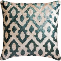 16 "x 16" Dekorativer Teal Blue Kissenbezug, Samt Dekokissen Für Sofa Mit Pailletten Kissenbezug Im Modernen Stil - Peacock Einblicke 16 "x 16" Dekorativer Teal Blue Kissenbezug, Samt Dekokissen Für Sofa Mit Pailletten Kissenbezug Im Modernen Stil - Peacock Einblicke von TheHomeCentric