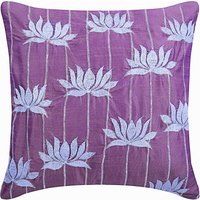 16 "x 16" Designer Lila Sofakissen, Kunstseide Kissenbezug Benutzerdefinierte Lotus, Meditation Natur Blumen - Zweifarbiger Lotus 16 "x 16" Designer Lila Sofakissen, Kunstseide Kissenbezug Benutzerdefinierte Lotus, Meditation Natur Blumen - Zweifarbiger Lotus von TheHomeCentric