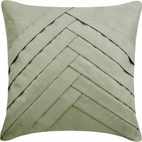 40 X cm Designer Sofa Kissen, Kunst Wildleder Dekokissen Abdeckung Biesen, Strukturiert, Gestreift Überwurf - Hellgrau No Limits Lines von TheHomeCentric