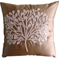 Art Silk Dark Peach Orange Kissenbezug Cover 16 "x ", Dekorativer Baum Natur Floral - Mein Wunschbaum Art Silk Dark Peach Orange Kissenbezug Cover 16 "x ", Dekorativer Baum Natur Floral - Mein Wunschbaum von TheHomeCentric