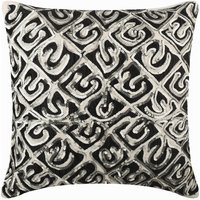 Dekoratives Leinen Euro Sham 24 "x "/ 26 26" Toss Throw Schwarzer Samt Applikation Mit Pailletten Stickerei - Maze Night ." von TheHomeCentric
