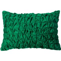 Dekorative Längliche/Lumbale Rechteck-Kissenbezüge Couch Sofa 12 X 16 Zoll Designer Green Velvet Strukturkissenbezug - Emerald Waters von TheHomeCentric