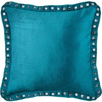 Dekoratives Türkisblaues Dekokissen Bett 24 "x "/ 26 ", Samtkissenbezug Cover Border Kissen Custom - Turquoise Blue Crystal Palace von TheHomeCentric