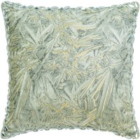 Designer Beige 40x40 cm Couch Kissen, Samt Kissen Werfen, Gestreift Modern - City Of Silver von TheHomeCentric