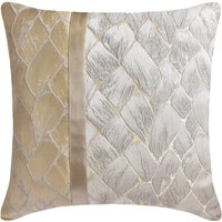 Designer Euro Sham Bezug 60 X 61 26 Zoll Jacquard Textur Silber/Gold Couch Kissenbezug Mit Satinband Moderner Stil von TheHomeCentric