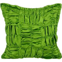 Designer Geraffte Klee Grün Euro Kissen Sham 24 "x 24"/26 26", Satin Couch Dekokissenbezug Solid Color Modern - Dreamy Clover Designer Geraffte Klee Grün Euro Kissen Sham 24 "x 24"/26 26", Satin Couch Dekokissenbezug Solid Color Modern - Dreamy Clover von TheHomeCentric