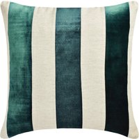 Designer Grau 40x40 cm Kissen, Samt Dekokissen, Chevron Modern - Dress von TheHomeCentric