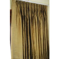 Erdige Grüne Kunstseide Vorhang Panel 150 X 200 cm Pinch Falten Vor Gardine Home & Living Schlafzimmer Valance Fensterbehandlungen Blackout von TheHomeCentric