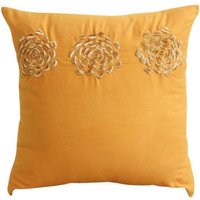 Euro Kissenbezug Gold Designer 24"x24"/26"x26", Wildlederimitat Size Sham Rose Natur - Sawaan von TheHomeCentric