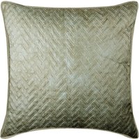 Leder & Wildleder Grau Couch 24"x24"/26"x26", Designer Gesteppt Euro Sham Chevron Muster Kissenbezug Modern Home Decor - Greys von TheHomeCentric