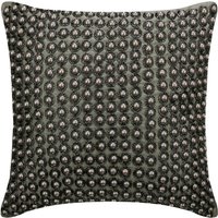 Seide Grau Perlen Euro Sham Cover 24 "x "/ 26 26", Luxus Perle Gepunktete Muster Moderne Art - Kostbare von TheHomeCentric