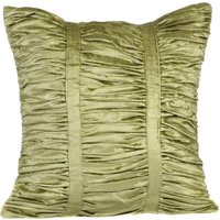 Velvet Sage Green Wirft Für Sofa 16 "x 16", Designer Toss Kissen Geraffte Solid Color Muster Modern Style - Beauty Velvet Sage Green Wirft Für Sofa 16 "x 16", Designer Toss Kissen Geraffte Solid Color Muster Modern Style - Beauty von TheHomeCentric