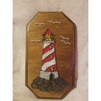 Leuchtturm String Kunst Wanddekor von TheHoneyedHeifer