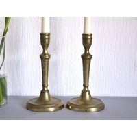 Vintage Bronze Kerzenhalter, 2Er-Set von TheHouseOfANK