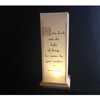 Leuchtpapier Laterne Wordsworth von TheHumanistScribe