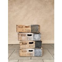 4Er Set Vintage Boxen, 1950Er Jahre von TheIndustrialLegacy