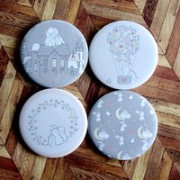 Hasen Magnete, Süße Niedliche Magnete Für Kühlschrank, Liebhaber, Hasenliebe, Liebhaber Geschenk, Magnet Set von TheJollySloth