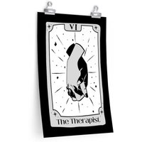 Der Therapeut Tarot Karte Kunstdruck | Geschenk Für Lehrer Abitur Neues Job Weihnachtsgeschenk von TheJoyofTherapy