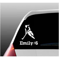Feldhockey Auto Fensterdecal Personalisiert von TheKalicoKitty