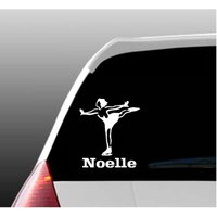 Fensterdecal Eiskunstlauf Auto Personalisiert von TheKalicoKitty
