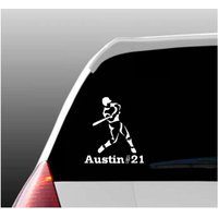 Personalisierter Baseball Auto Fensterdecal von TheKalicoKitty