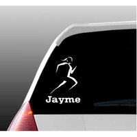 Personalisierter Läufer/Track/Cross-Country Auto Fensterdecal von TheKalicoKitty
