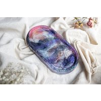 Benutzerdefiniertes Abgerundetes Mini-Tablett/Seifenschale Schmucktablett Würfeltablett Abgerundet Anpassbar Hochzeitsgeschenk von TheKamikazeButterfly