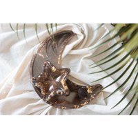 Custom Resin Mond Und Stern Tablett Set Celestial Decor Custom Resin Mond Und Stern Tablett Set Celestial Decor von TheKamikazeButterfly