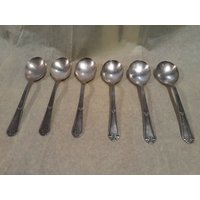 Wm Rogers Mfg Co Extra Teller Original 6 Suppenlöffel von TheKingsStorehouse
