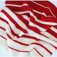 Hand Gestrickte Baby Decke, Peppermint Ombre von TheKnittingHour
