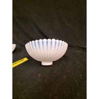 Vintage Macbeth Evans Monax Petal Ware Ersatzschirm, Opalglas, Mondstein 1930Er Jahre Beleuchtungsteil. Für Kronleuchter Oder Wandleuchter von TheLampShopinTroy