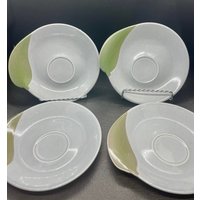 Mid-Century Signierte Willard George Untertasse von TheLazyReSeller
