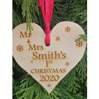 1.weihnachtsbaum Holzherz Form Dekoration von TheLittleWoodenGift