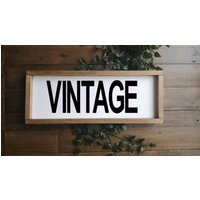 Vintage Schild, Gerahmtes Holzschild Home Wand Dekor Bauernhaus Rustikal Geschenk/ Schild Uk von TheLittleWoodenSign