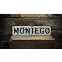 Benutzerdefiniertes Platz- Oder Zielschild - Rustikale Handgemachte Distressed-Holzschilddekorationen von TheLiztonSignShop