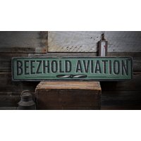 Luftfahrt Zeichen, Holz Flugzeug Schild, Pilot Geschenk, Wand Dekor - Rustikale Handgemachte Distressed Holzschild Dekorationen von TheLiztonSignShop